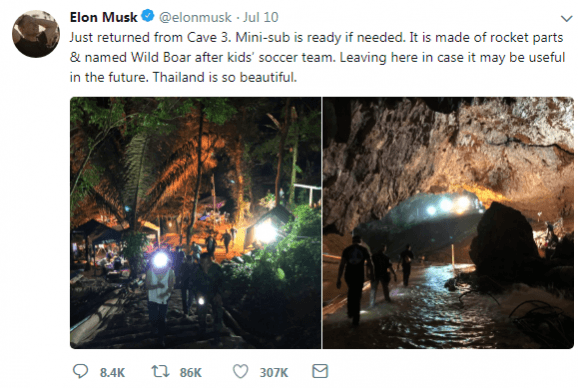 Elon Musk's submarine