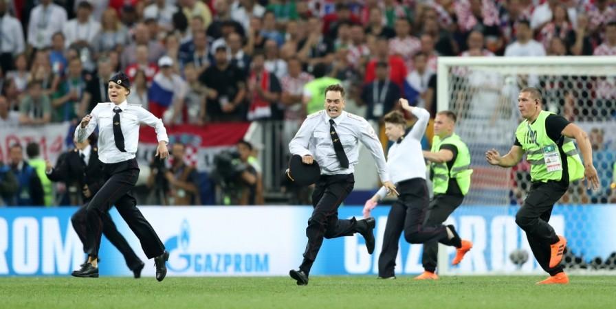 Pussy Riot members claimed responsibility for pitch invasion during Sunday's World Cup final. Pussy Riot