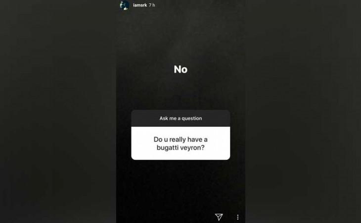 iamsrk Instrgram page Iamsrk