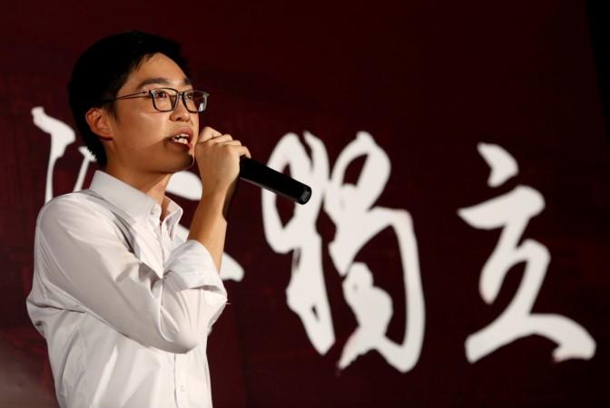 Pro-independence Hong Kong National Party convenor Andy Chan Ho-tin attends a rally in support of independence in Hong Kong, China Pro-independence Hong Kong National Party convenor Andy Chan