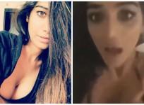 Poonam Pandey suffers nip-slip during live Instagram video