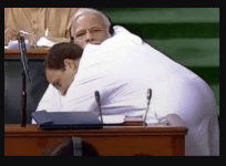 rahul modi hug
