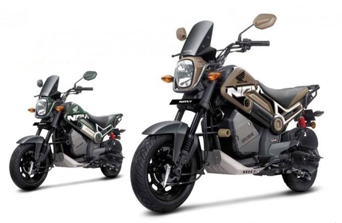 2018 Honda Navi in newly added Ranger Green and Ladhakh Brown colour options 2018 Honda Navi