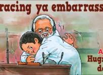 Amul's take on Rahul hugging Modi
