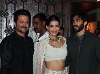Anil Kapoor, Sonam Kapoor and Harshvardhan Kapoor
