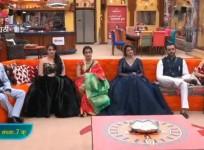 Bigg boss Marathi, Megha Dhade, Sharmishtha Raut, Sai Lokur, Smita Gondkar, Aastad Kale, Pushkar Jog