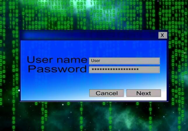A login interface for representation only Password practices of internet companies