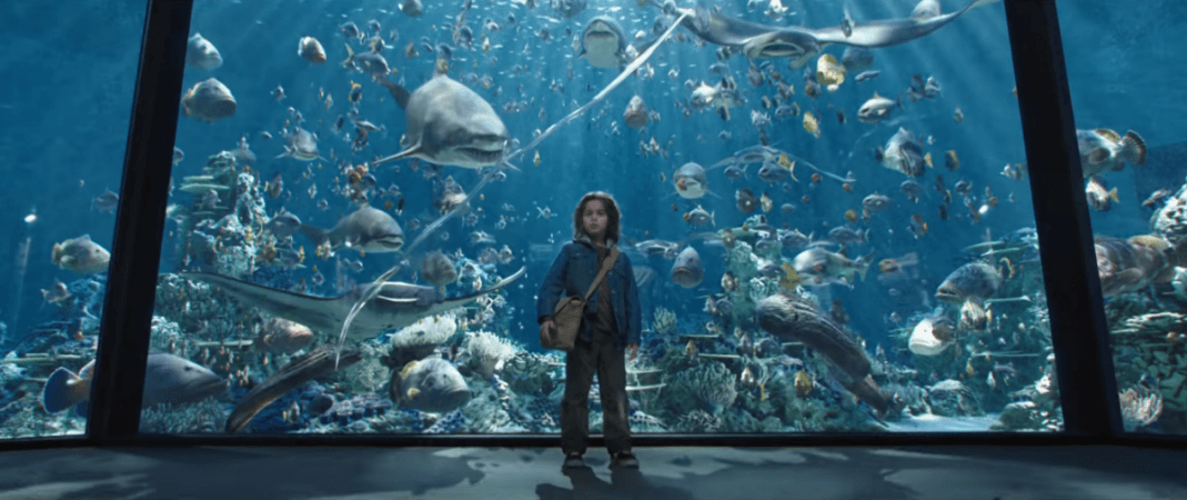 A moment from Jason Momoa's Aquaman trailer. Aquaman