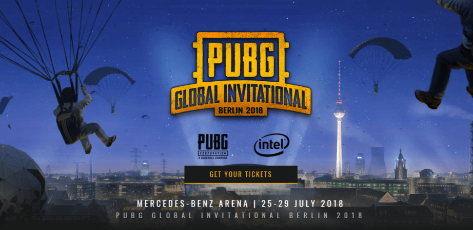 PUBG Global Invitational Berlin 2018 at Mercedes-Benz in Germany from 25 July-29 July, 2018 PUBG Mobile, Mercedes-Benz, Global Invitation Berlin 2018,