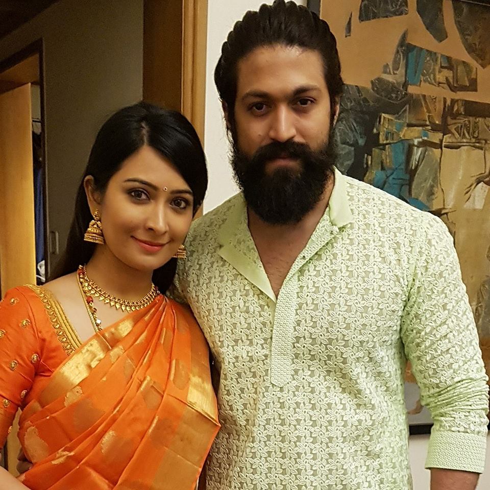Radhika Pandit with her hubby Yash