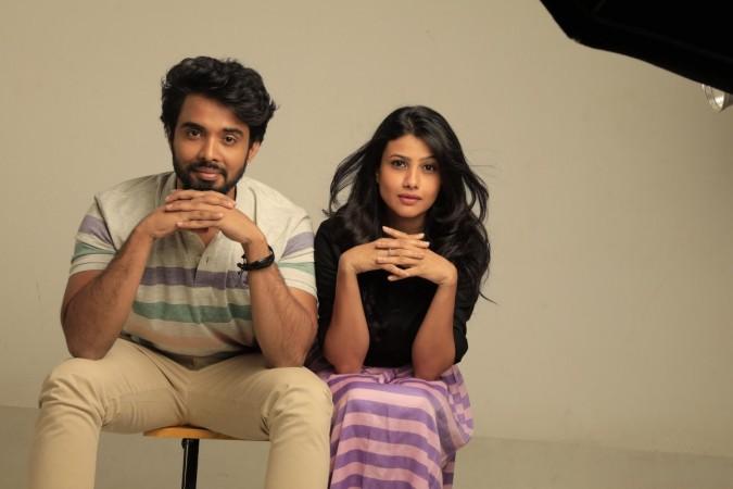 Likith Shetty and Shruti Goradia in Kannada movie Sankashta Kara Ganapathi released on Friday. Likith Shetty and Shruti Goradia in Sankashta Kara Ganapathi
