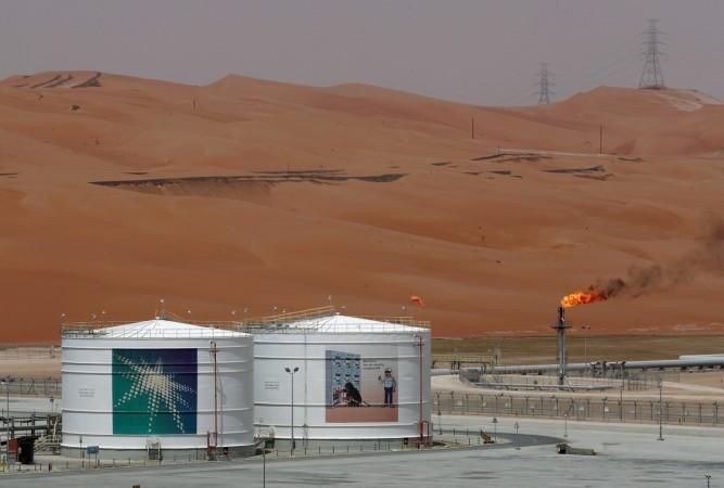 The production facility at Saudi Aramco's Shaybah oilfield in the Empty Quarter, Saudi Arabia. (File) Production facility is seen at Saudi Aramco's Shaybah oilfield