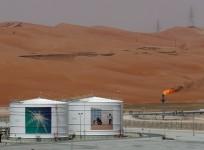 Production facility is seen at Saudi Aramco's Shaybah oilfield