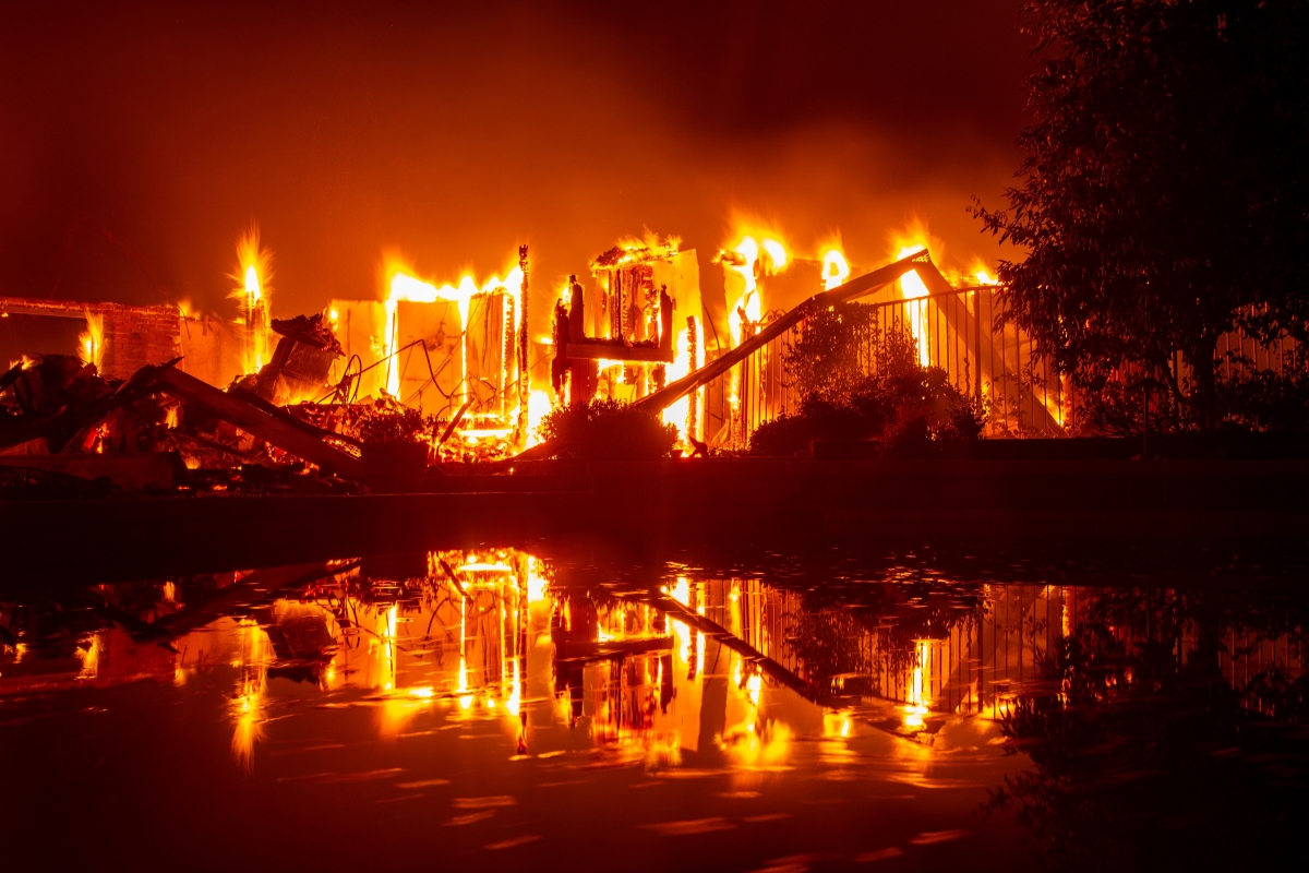 California fire in Redding