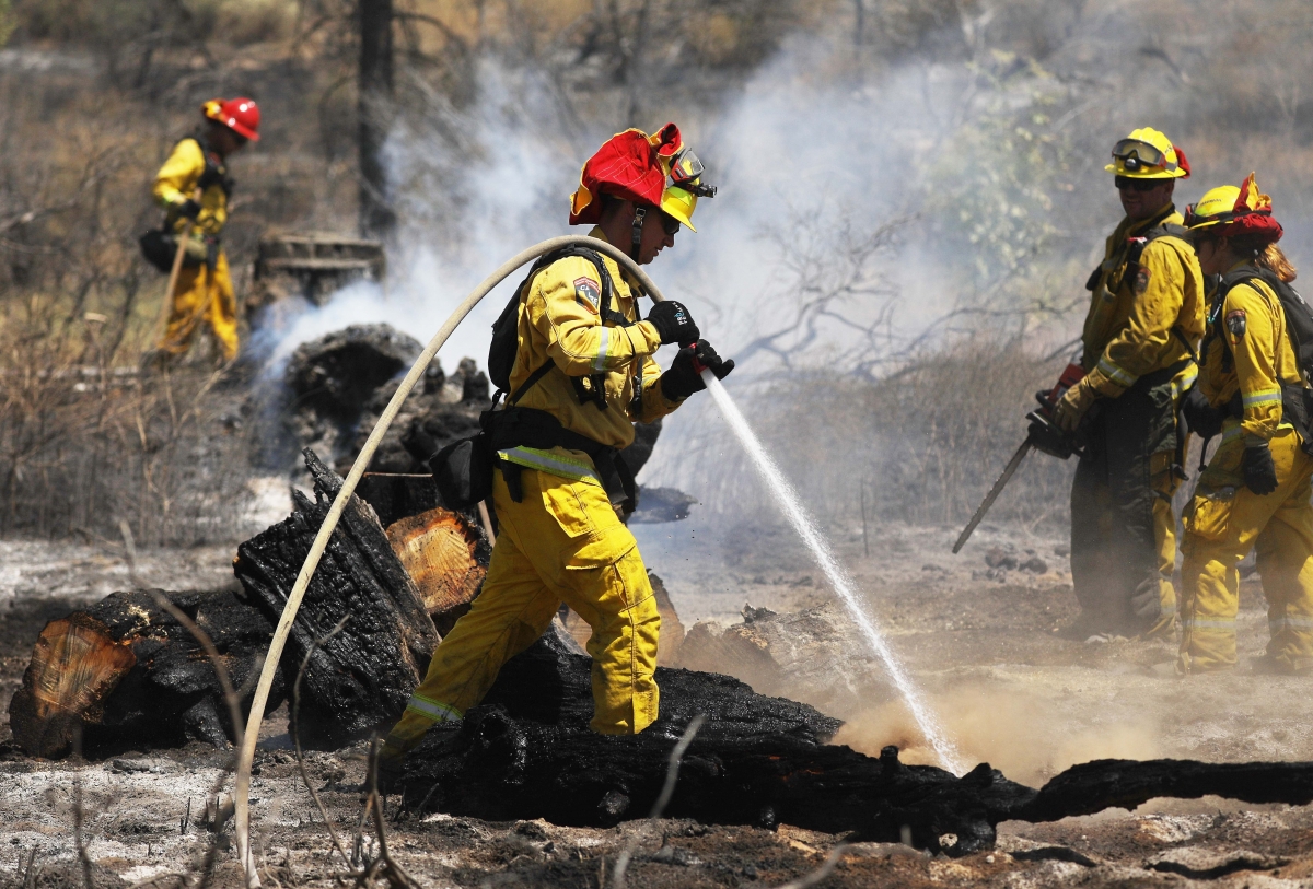 Cranston fire in San Bernardino National Forest
