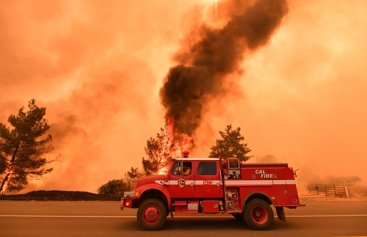 California fire in Yolo county