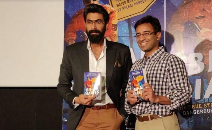 Rana Daggubati launches Amit Lodha's book Bihar Diaries Rana Daggubati launches Amit Lodha's book Bihar Diaries