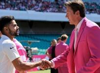Glenn McGrath with Virat Kohli