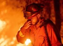 Firefighter in Carr fire California