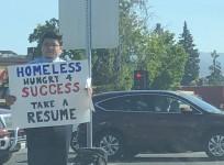 David, a homeless web developer in Silicon Valley