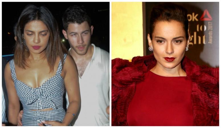 Kangana Ranaut reacted to Priyanka Chopra and Nick Jonas engagement Kangana Ranaut reacted to Priyanka Chopra and Nick Jonas engagement