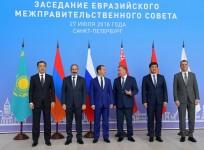 Eurasian Economic Union (EAEU) Council in St. Petersburg, Russia