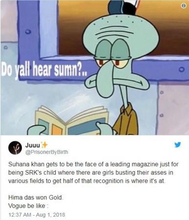 Tweets on Suhana Khan. Tweets on Suhana Khan.