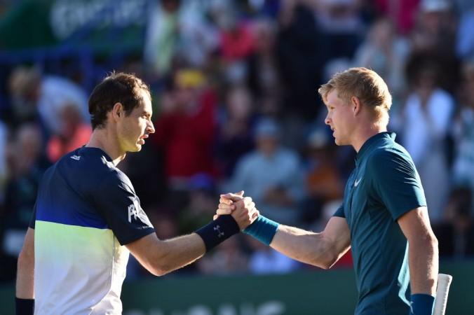 Andy Murray and Kyle Edmund