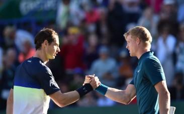 Andy Murray and Kyle Edmund