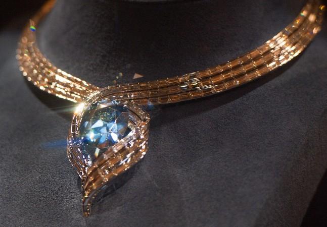 The 'Hope Diamond' at the Smithsonian National Museum of Natural History in Washington, DC The Hope Diamond