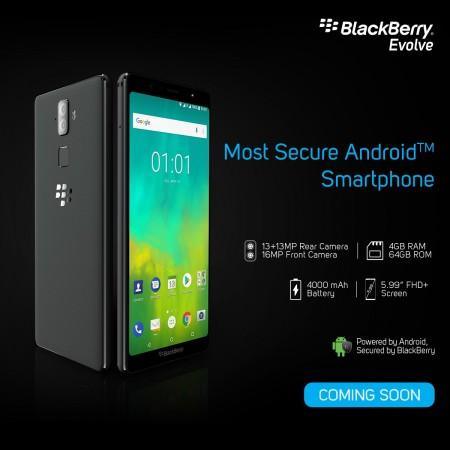 BlackBerry Evolve launched in India