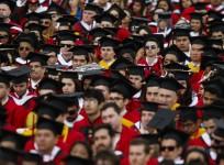 commencement ceremony at Rutgers University