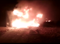 Quarry blast