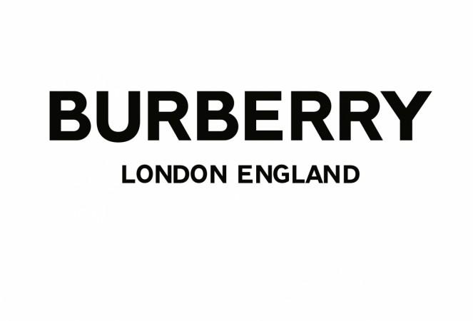 The new Burberry logo can be seen in this handout image from the fashion house in London, Britain, August 2, 2018. The new Burberry logo