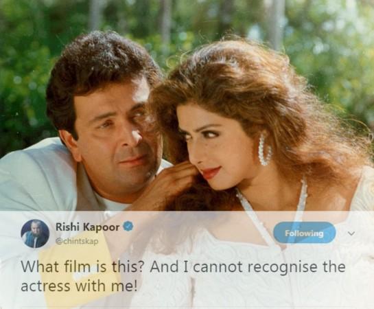 Rishi Kapoor, Sridevi