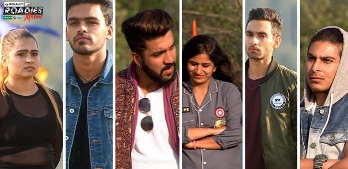 MTV Roadies Xtreme finalists - Preeti, Kashish, Nishkarsh, Surbhi, Abhishek and Sharan MTV Roadies Xtreme