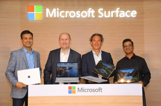 Microsoft, Surface Book 2, Surface Laptop, India, launch