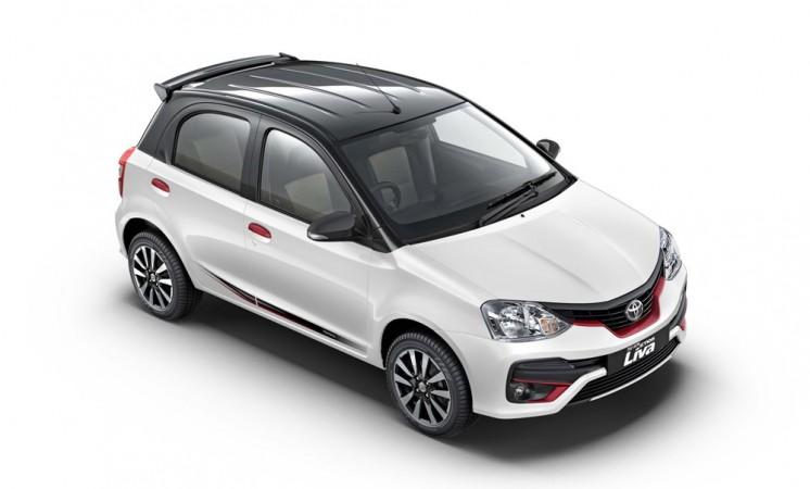 Toyota Etios Liva limited edition is offered in Super White shade Toyota Etios Liva limited edition