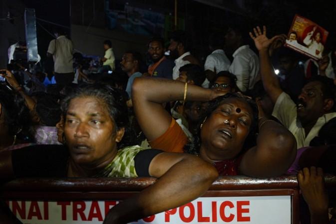 DMK supporters. karunanidhi supporters
