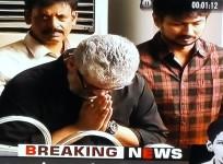 Ajith pays homage to Karunanidhi