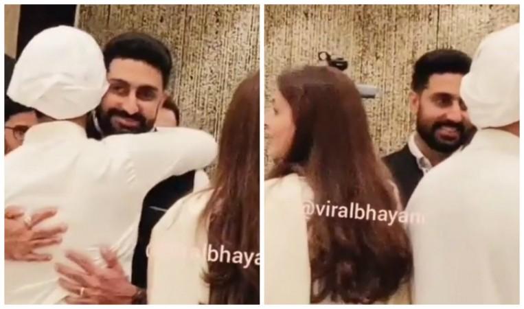Abhishek Bachchan trolled for laughing at Rajan Nanda's prayer meet Abhishek Bachchan trolled for laughing at Rajan Nanda's prayer meet