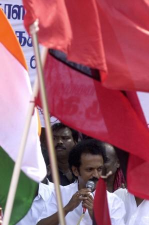 Stalin DMK flag