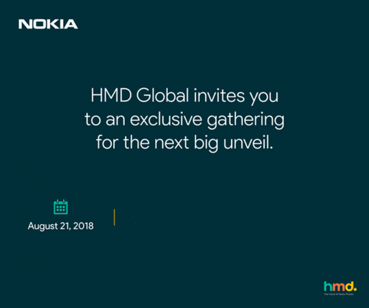 HMD Global invites for a launch event on August 21, 2018