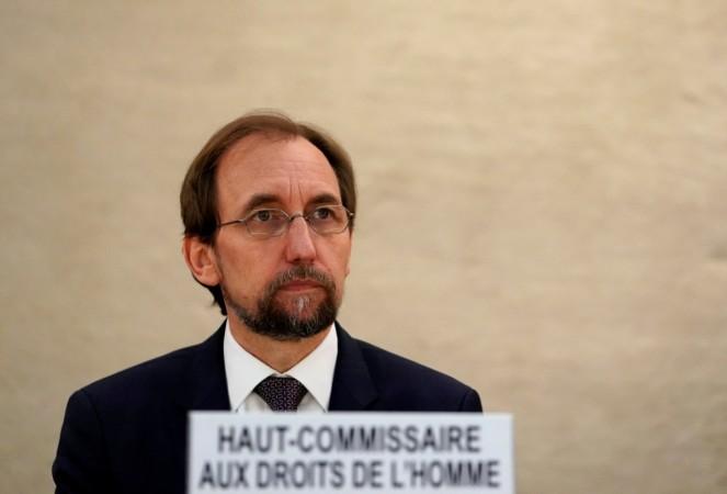 Zeid Ra'ad al-Hussein outgoing United Nations High Commissioner for Human Rights attends the Human Rights Council one day after the U.S. announced their withdraw at the United Nations in Geneva, Switzerland Zeid Ra'ad al-Hussein