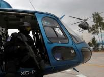 mexican drug war mexico city police helicopter