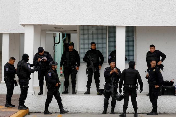 Police team known as Condores mexico city police drug violence
