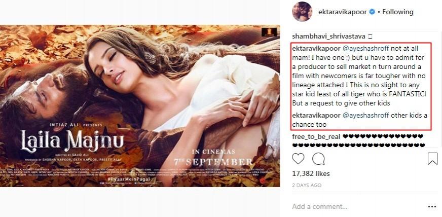 War of words between Ekta Kapoor and Ayesha Shroff over nepotism War of words between Ekta Kapoor and Ayesha Shroff over nepotism