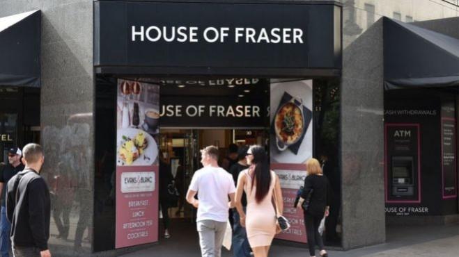 A House of Fraser store. House of Fraser