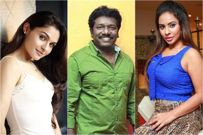 Andrea Jeremiah, Tamil actor Karunas and actress Sri Reddy Andrea Jeremiah, Tamil actor Karunas and actress Sri Reddy