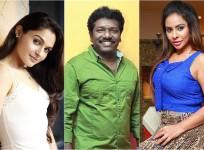 Andrea Jeremiah, Tamil actor Karunas  and actress Sri Reddy